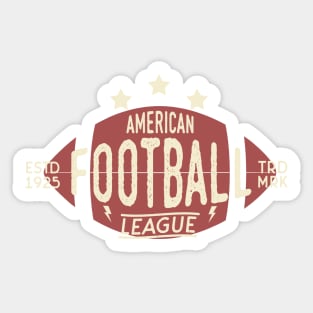 Football league logo. Sticker